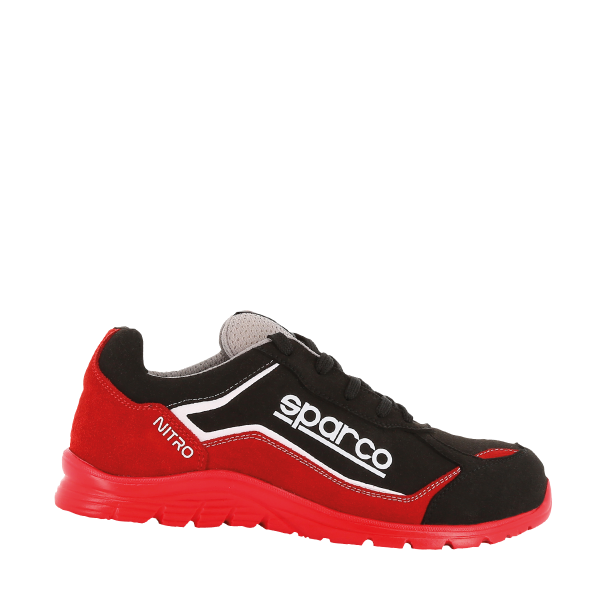 SPARCO Nitro Black Red S3 Sicherheitsschuh EN ISO 20345 37