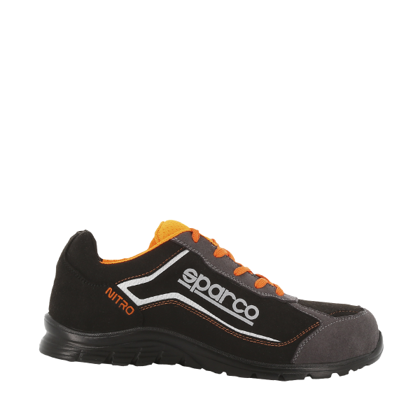 SPARCO Nitro Black Orange S3 Sicherheitsschuh EN ISO 20345 37
